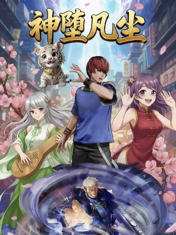 神堕凡尘，炼成封面