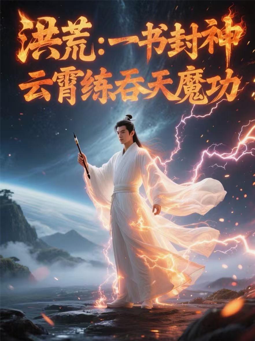 洪荒：一书封神，云霄练吞天魔功封面