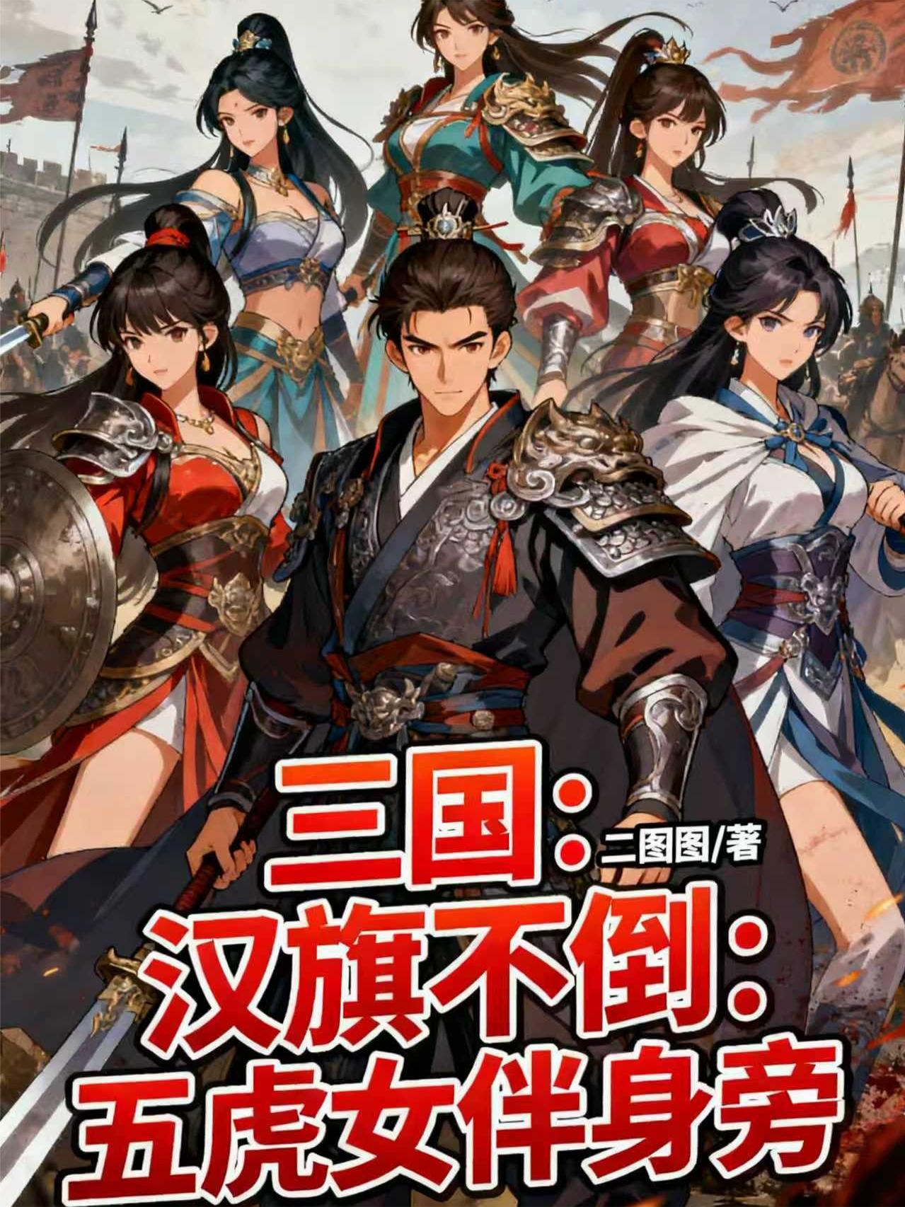 三国：汉旗不倒，五虎女伴身旁封面