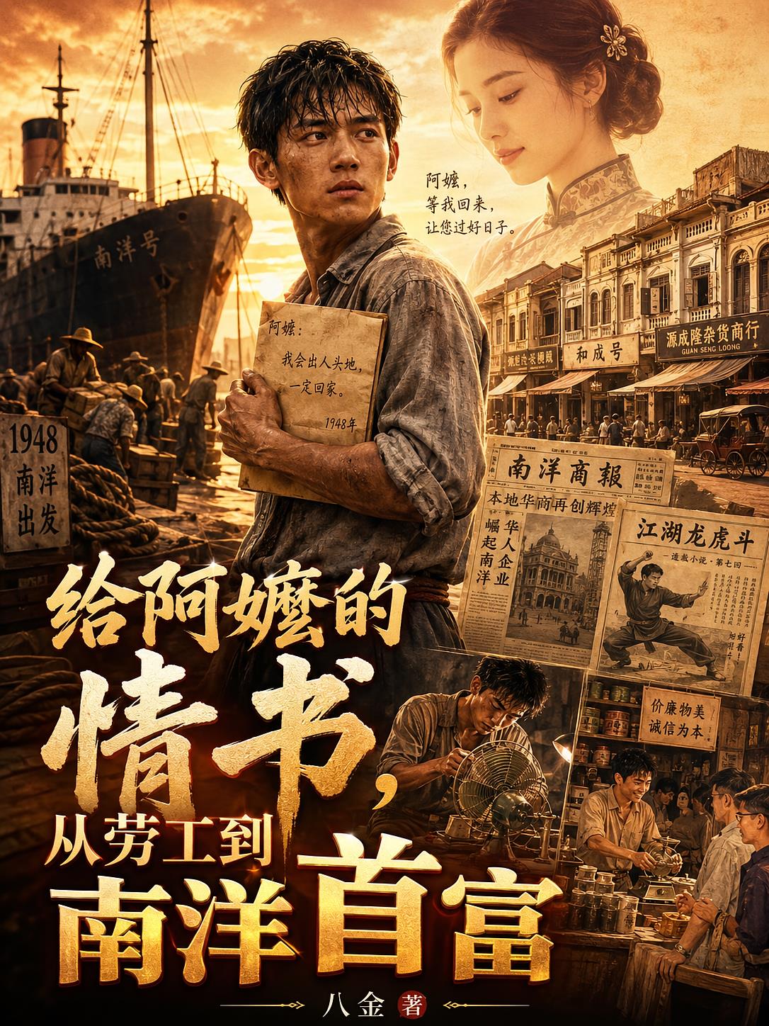 给阿嬷的情书，从劳工到南洋首富封面