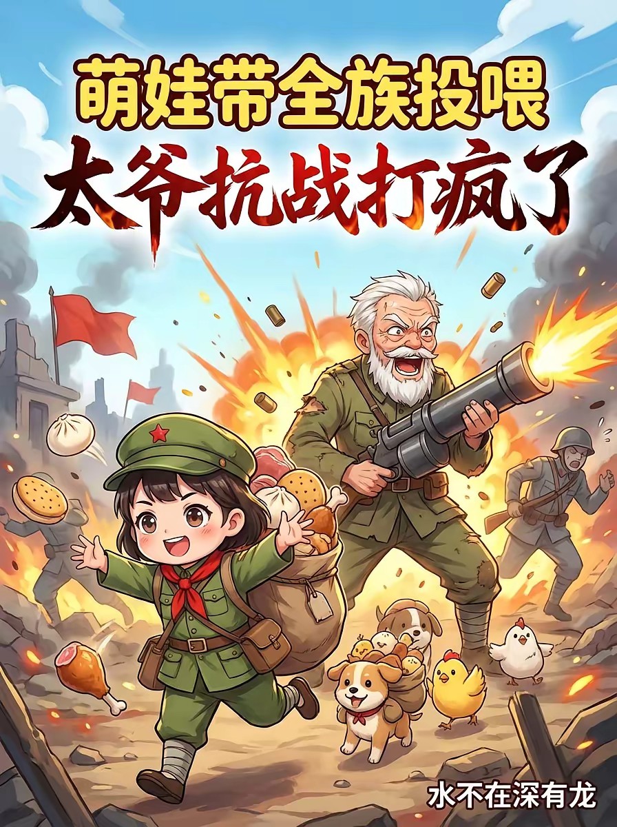 萌娃带全族投喂，太爷抗战打疯了封面