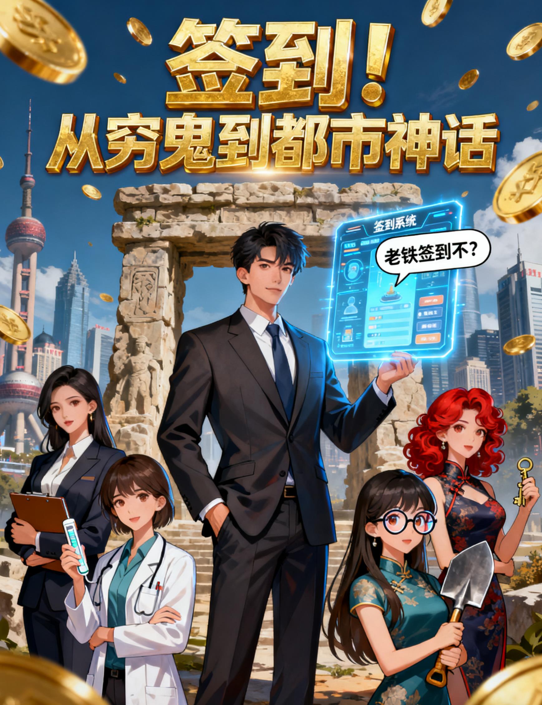 签到!从穷鬼到都市神话封面